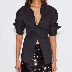 Simon Miller Black Button Down Shirt